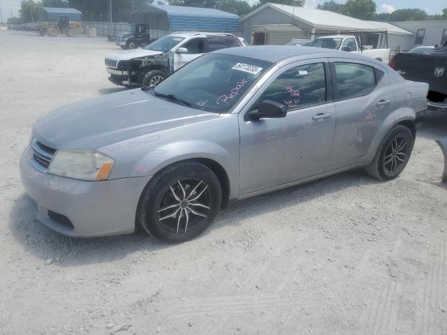 1C3CDZABXEN138892 - 2014 DODGE AVENGER SE SILVER photo 1