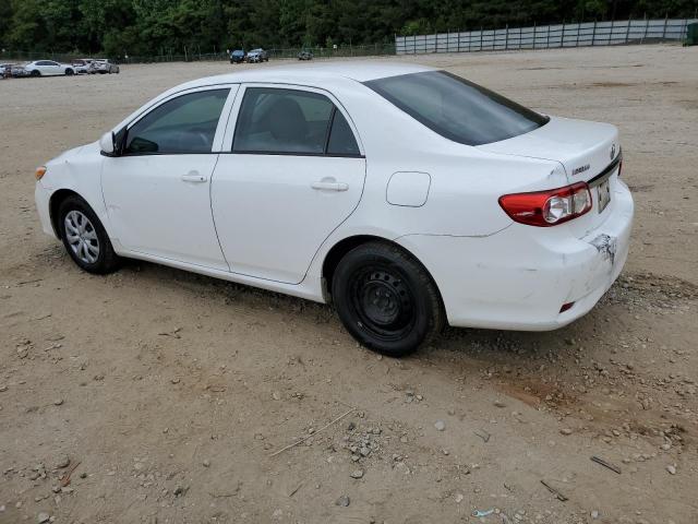 5YFBU4EE6DP161229 - 2013 TOYOTA COROLLA BASE WHITE photo 2