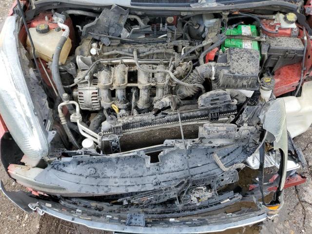 3FADP4BJ7JM115225 - 2018 FORD FIESTA SE RED photo 11