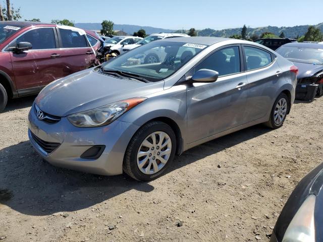 KMHDH4AEXCU448590 - 2012 HYUNDAI ELANTRA GLS GRAY photo 1