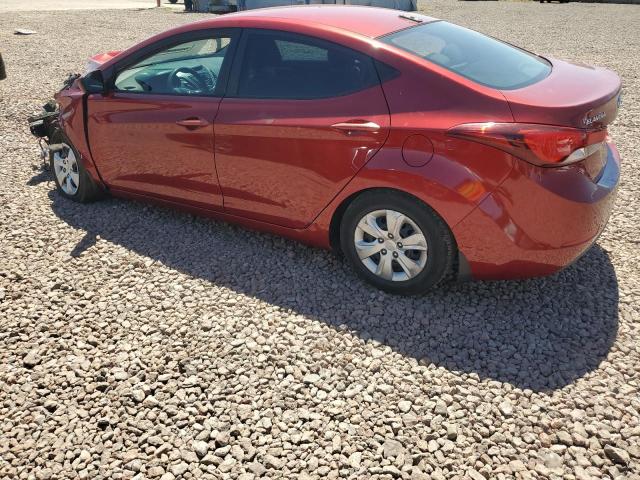 5NPDH4AE8GH667505 - 2016 HYUNDAI ELANTRA SE RED photo 2