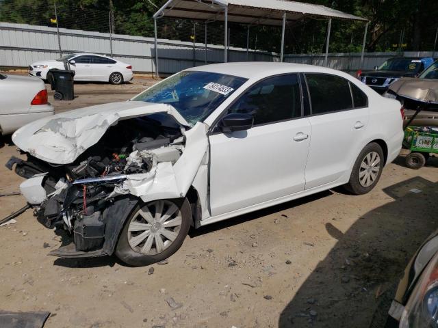 3VW2K7AJ7EM433268 - 2014 VOLKSWAGEN JETTA BASE أبيض صورة 1