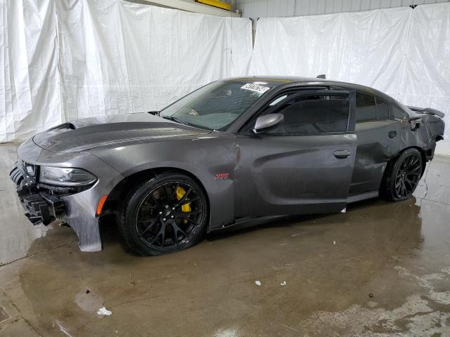 2C3CDXGJ6KH604597 - 2019 DODGE CHARGER SCAT PACK GRAY photo 1