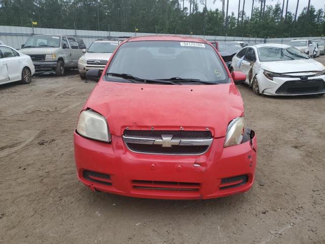 KL1TD5DE1AB090180 - 2010 CHEVROLET AVEO LS 红色 照片 5