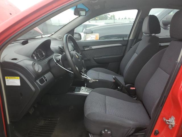 KL1TD5DE1AB090180 - 2010 CHEVROLET AVEO LS 红色 照片 7