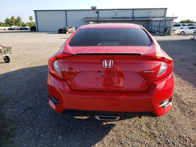 2HGFC2F86LH582665 - 2020 HONDA CIVIC SPORT 红色 照片 6
