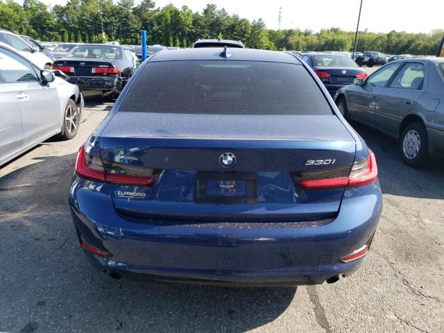 3MW5R7J0XM8B63296 - 2021 BMW 330XI BLUE photo 6