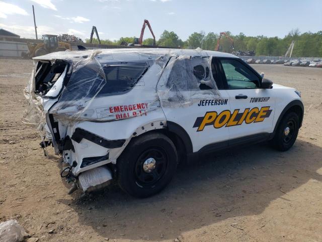 1FM5K8AB4LGA83244 - 2020 FORD EXPLORER POLICE INTERCEPTOR 白色 照片 3