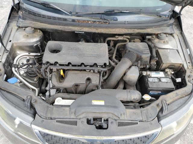 KNAFU4A26B5412934 - 2011 KIA FORTE EX GRAY photo 11