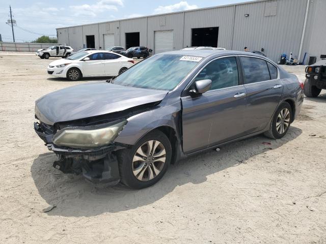 1HGCR2F38FA032084 - 2015 HONDA ACCORD LX GRAY photo 1