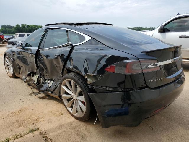 5YJSA1E49GF175477 - 2016 TESLA MODEL S Negro foto 2