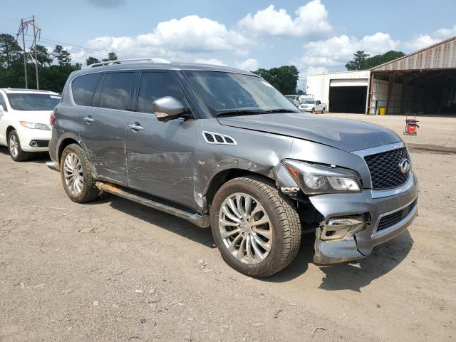 JN8AZ2NF2H9641343 - 2017 INFINITI QX80 BASE GRAY photo 4