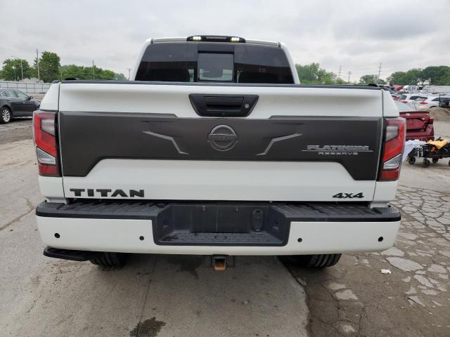 1N6AA1ED6MN508269 - 2021 NISSAN TITAN SV WHITE photo 6