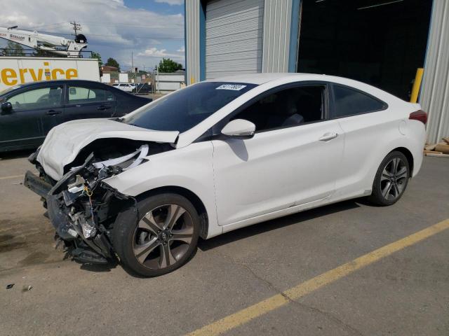 KMHDH6AH1EU025552 - 2014 HYUNDAI ELANTRA CO GS WHITE photo 1