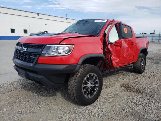 1GCPTEE17L1102138 - 2020 CHEVROLET COLORADO ZR2 RED photo 1