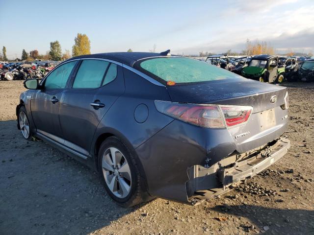 KNAGN4AD1F5084198 - 2015 KIA OPTIMA HYBRID GRAY photo 3