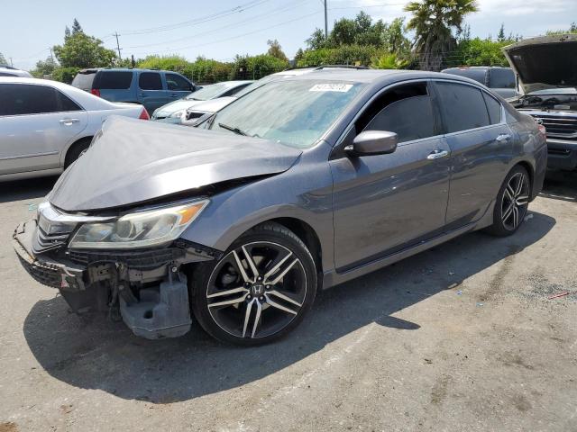 1HGCR2F15HA124254 - 2017 HONDA ACCORD SPORT SPECIAL EDITION CHARCOAL photo 1