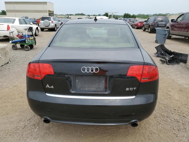 WAUAF78E08A166078 - 2008 AUDI A4 2.0T BLACK photo 6