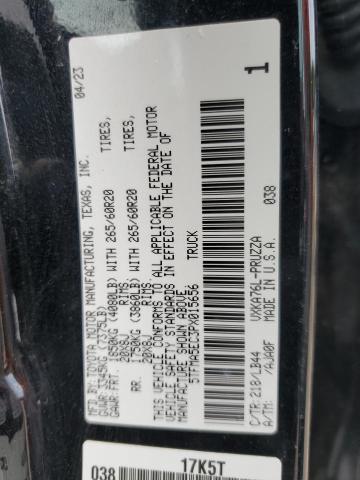 5TFMA5EC3PX015656 - 2023 TOYOTA TUNDRA CREWMAX PLATINUM 黑色 照片 12