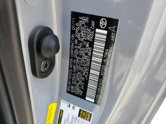 JTKJF5C76B3018845 - 2011 TOYOTA SCION TC 灰色 照片 12