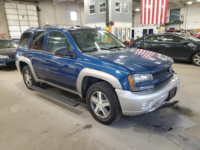 1GNDT13S452162261 - 2005 CHEVROLET TRAILBLAZE LS BLUE photo 4