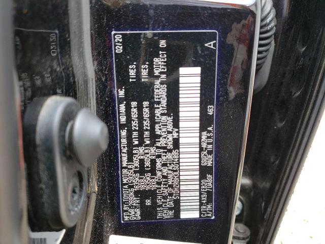 5TDHZRBH3LS014895 - 2020 TOYOTA HIGHLANDER XLE Negro foto 13