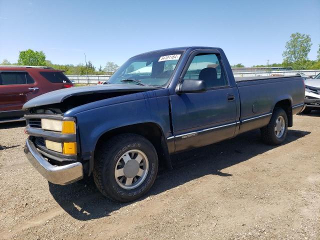 1GTEC14W2TZ543528 - 1996 GMC SIERRA C1500 BLUE photo 1