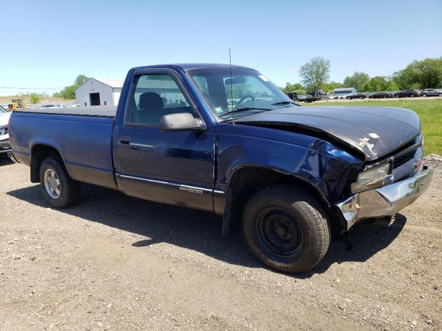 1GTEC14W2TZ543528 - 1996 GMC SIERRA C1500 BLUE photo 4