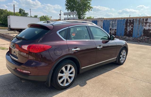 JN1AJ0HP1BM801554 - 2011 INFINITI EX35 BASE მუქწითელი ფოტო 4