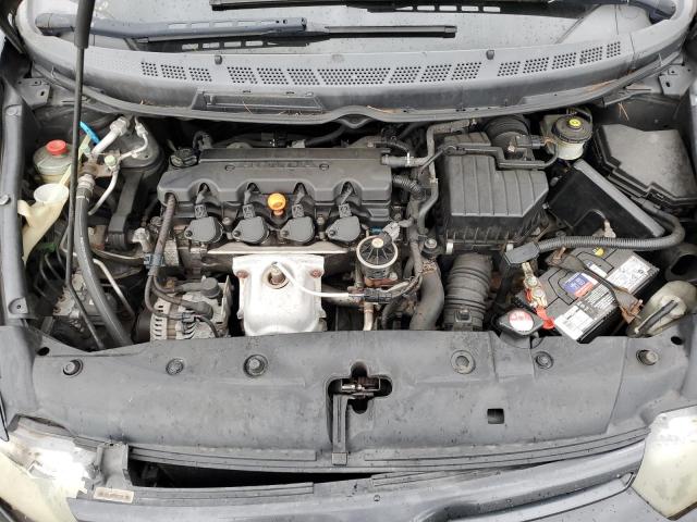 2HGFG12998H555741 - 2008 HONDA CIVIC EXL შავი ფოტო 11