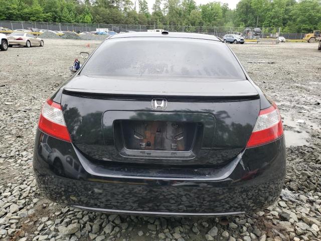 2HGFG12998H555741 - 2008 HONDA CIVIC EXL შავი ფოტო 6