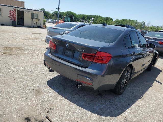 WBA8B7C5XJA576801 - 2018 BMW 340 XI GRAY photo 3