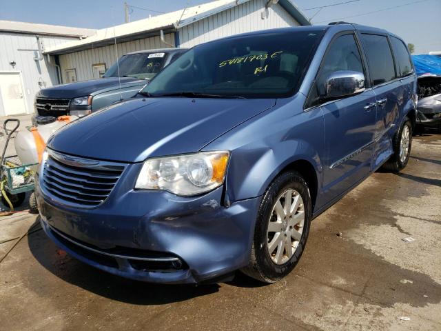 2A4RR8DG5BR759863 - 2011 CHRYSLER TOWN & COU TOURING L BLUE photo 1