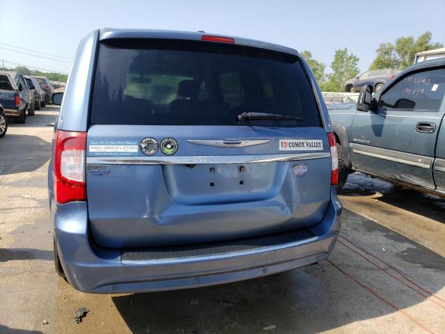 2A4RR8DG5BR759863 - 2011 CHRYSLER TOWN & COU TOURING L BLUE photo 6