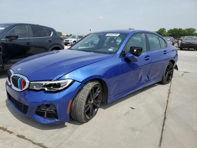 3MW5R1J02N8C26566 - 2022 BMW 330I BLUE photo 1