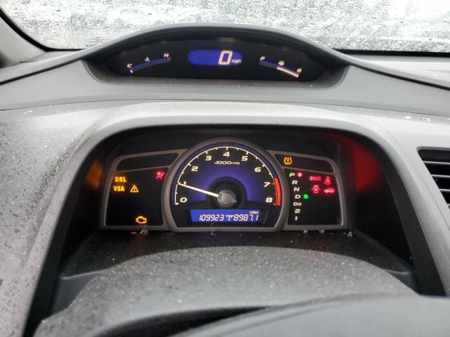 2HGFA1F91AH544699 - 2010 HONDA CIVIC EXL შავი ფოტო 9