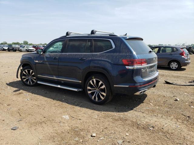 1V2FR2CA8NC544749 - 2022 VOLKSWAGEN ATLAS SEL PREMIUM R-LINE BLUE photo 2