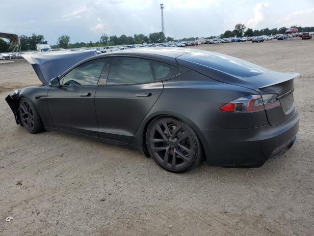5YJSA1E60MF440865 - 2021 TESLA MODEL S Սև լուսանկար 2