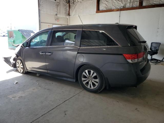 5FNRL5H65EB025568 - 2014 HONDA ODYSSEY EXL GRAY photo 2