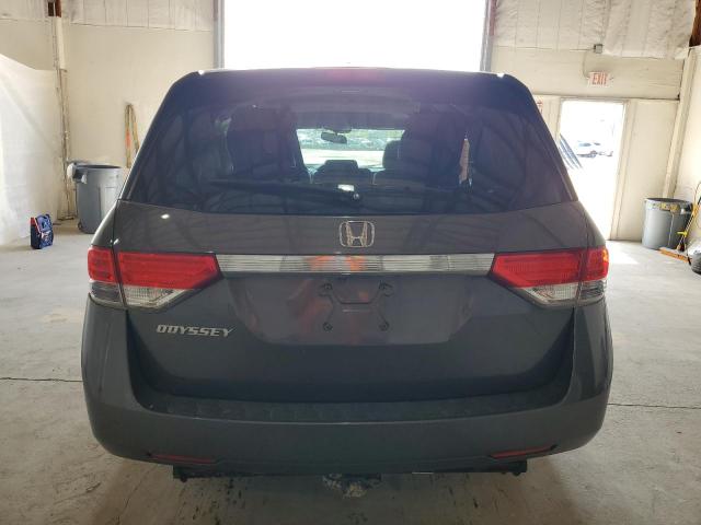 5FNRL5H65EB025568 - 2014 HONDA ODYSSEY EXL GRAY photo 6