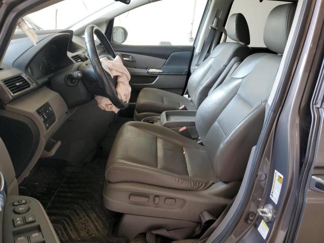 5FNRL5H65EB025568 - 2014 HONDA ODYSSEY EXL GRAY photo 7