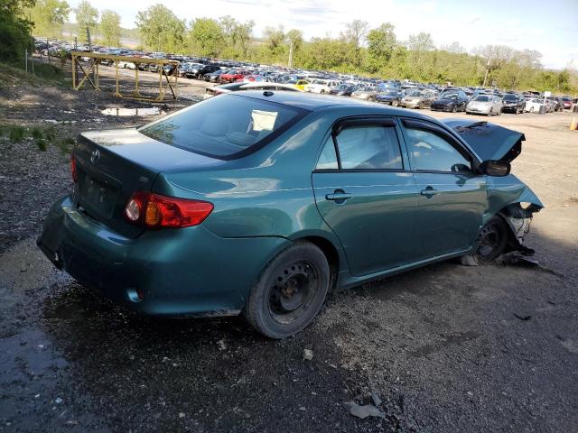 2T1BU4EE8AC508247 - 2010 TOYOTA COROLLA BASE GREEN photo 3