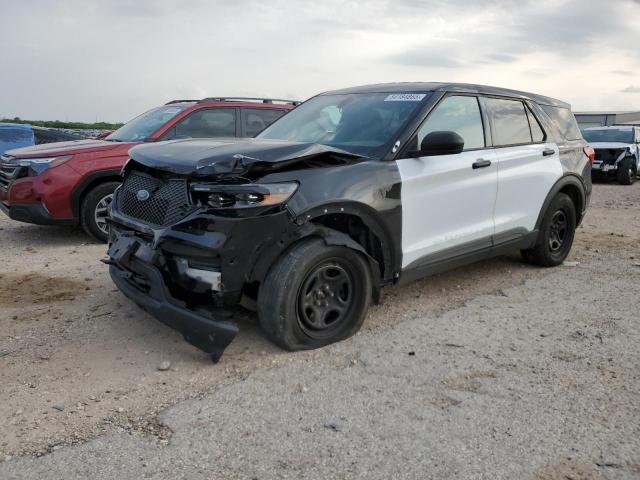1FM5K8AB9MGB99444 - 2021 FORD EXPLORER POLICE INTERCEPTOR 双色 照片 1