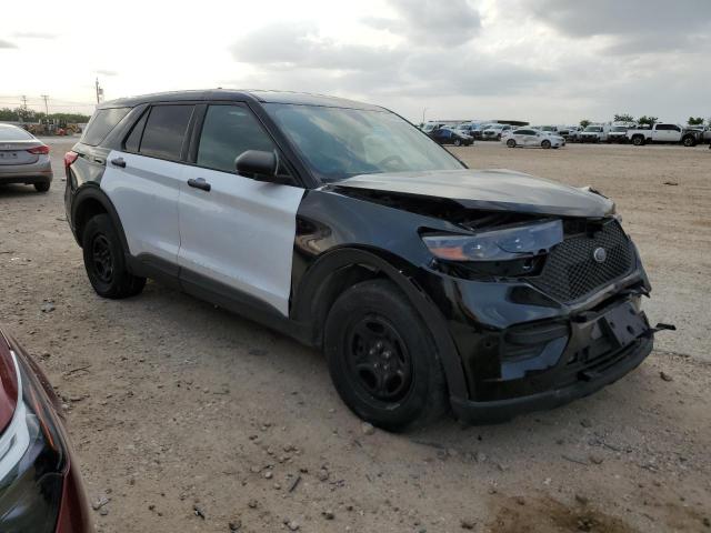1FM5K8AB9MGB99444 - 2021 FORD EXPLORER POLICE INTERCEPTOR 双色 照片 4