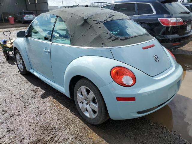 3VWPF31Y66M302804 - 2006 VOLKSWAGEN NEW BEETLE CONVERTIBLE BLUE photo 2