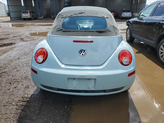 3VWPF31Y66M302804 - 2006 VOLKSWAGEN NEW BEETLE CONVERTIBLE BLUE photo 6