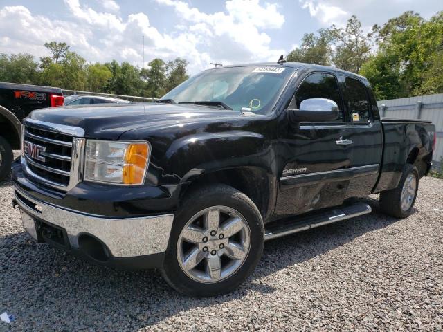 1GTR2VE73CZ145098 - 2012 GMC SIERRA K1500 SLE BLACK photo 1