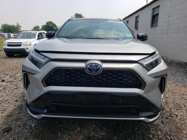 JTMFB3FV7ND097464 - 2022 TOYOTA RAV4 PRIME XSE SILVER photo 5