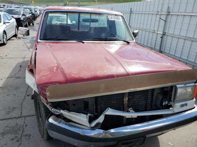 2FTHF25G5MCB09104 - 1991 FORD F250 RED photo 11