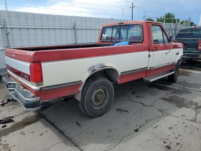 2FTHF25G5MCB09104 - 1991 FORD F250 RED photo 3